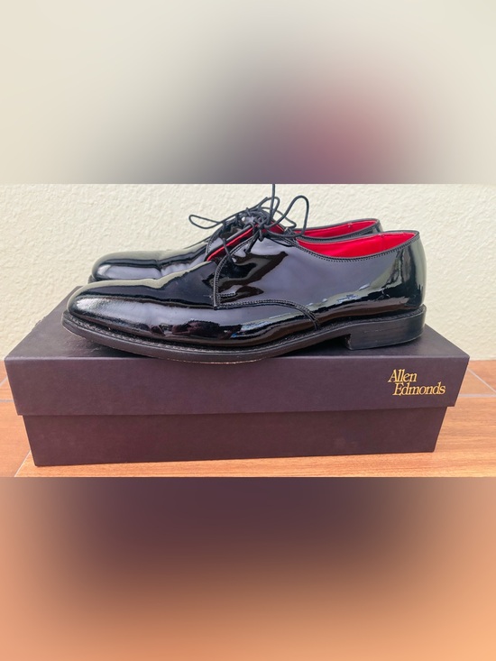 Allen Edmonds Other - Allen Edmonds Spencer Classic Black Patent Leather Tuxedo Shoe Size: 11.5